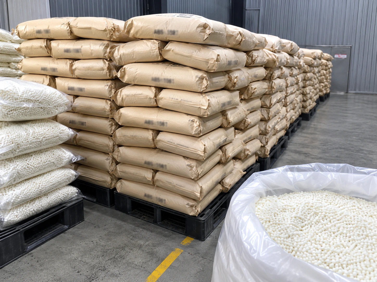 Material bags and storage arrangements